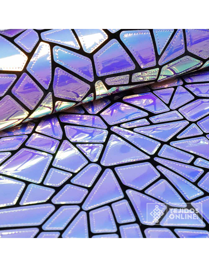 Terciopelo Empedrado Galaxia - Telas Para Carnaval