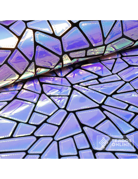 Terciopelo Empedrado Galaxia - Telas Para Carnaval