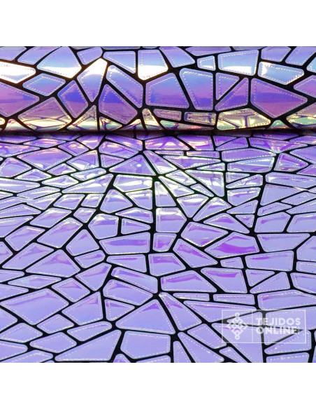 Terciopelo Empedrado Galaxia - Telas Para Carnaval