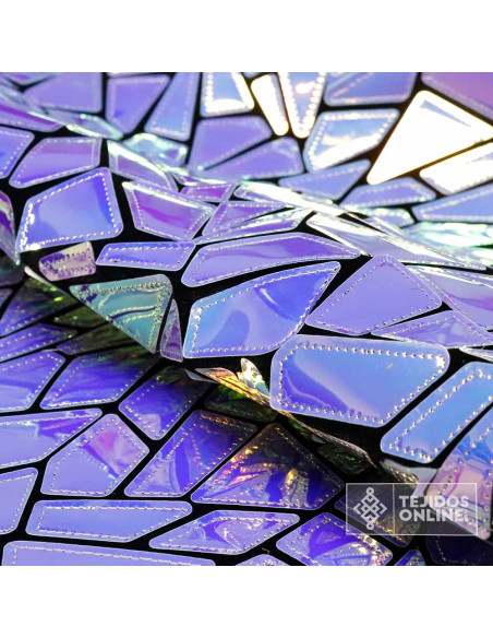 Terciopelo Empedrado Galaxia - Telas Para Carnaval