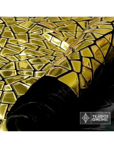 Terciopelo Empedrado Galaxia - Telas Para Carnaval