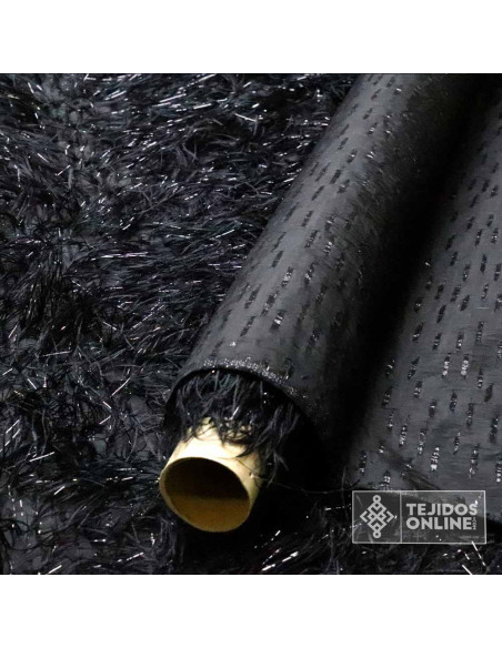 Tela Fantasía Flecos | Telas Exclusivas para Diseños de Moda - Imagen 4