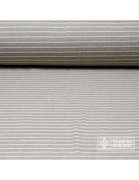 Tela Rústica Rayas Lino Separada - Tela de Cortina 2.80m ancho - Imagen 1