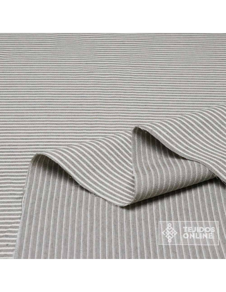 Tela Rústica Rayas Lino Unida - Tela de Cortina 2.80m ancho Tela Rústica Rayas Lino Unida - Tela de Cortina 2.80m ancho