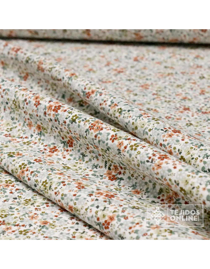 Viella Flores Bellas Juana | 100% Algodón | Estampado Floral - Imagen 2