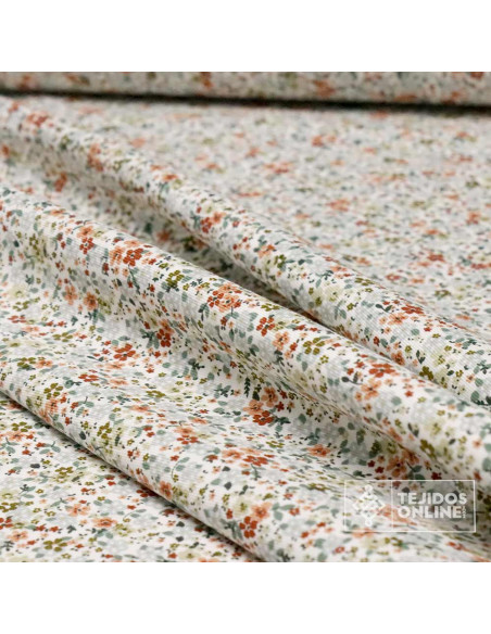 Viella Flores Bellas Juana | 100% Algodón | Estampado Floral - Imagen 2