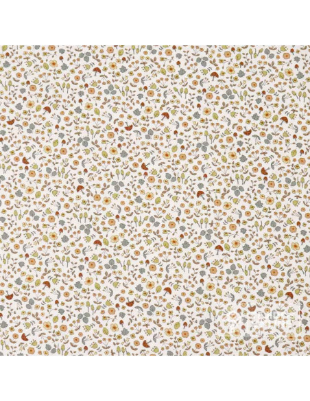 Viella Con Flores y Zetas Liberty - Tejidos Infantiles - Imagen 3