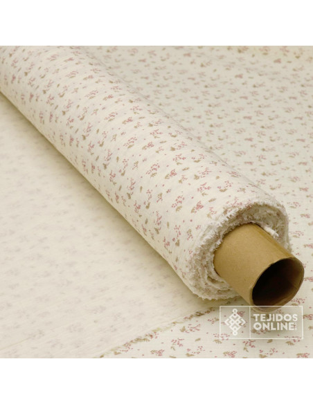 Bambula Ramitos 100% Algodón | Rosa, Mostaza Y Azafata - Imagen 2