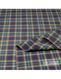 Tela Cuadro Escoces Azul Marino - Telas de Navidad 2