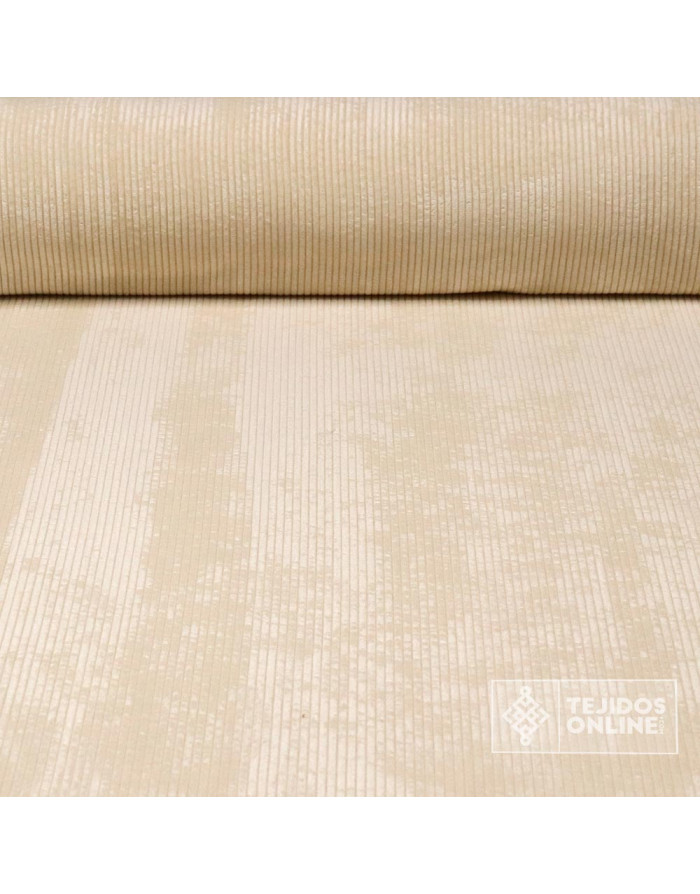 Tela Pana Beige - Telas de Pana - Tienda de Telas - Imagen 1