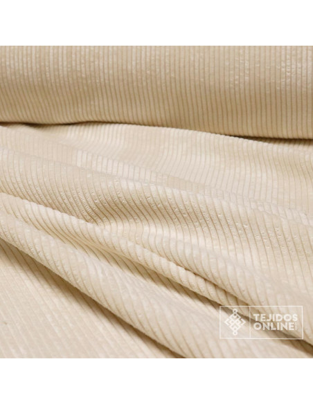 Tela Pana Beige - Telas de Pana - Tienda de Telas - Imagen 3