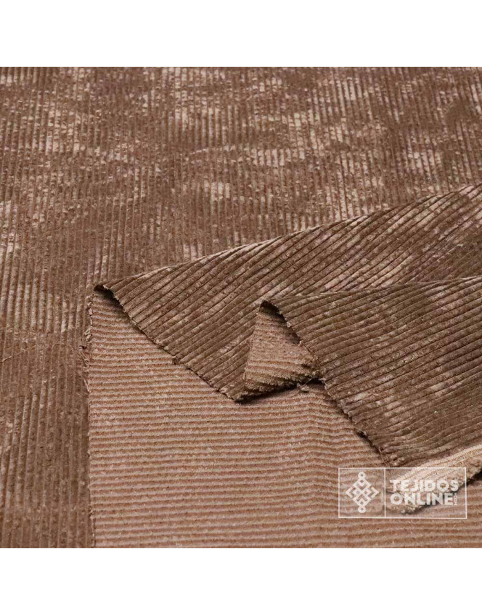 Tela Pana Marrón - Telas de Pana - Tienda de Telas - Imagen 2