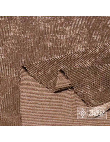 Tela Pana Marrón - Telas de Pana - Tienda de Telas - Imagen 2