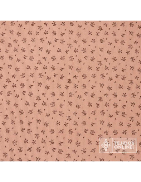 Pana Con Lycra Estampada Flores Maquillaje | Micropana Elástica - Imagen 3