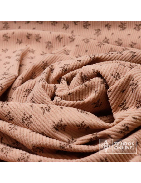 Pana Con Lycra Estampada Flores Maquillaje | Micropana Elástica - Imagen 4