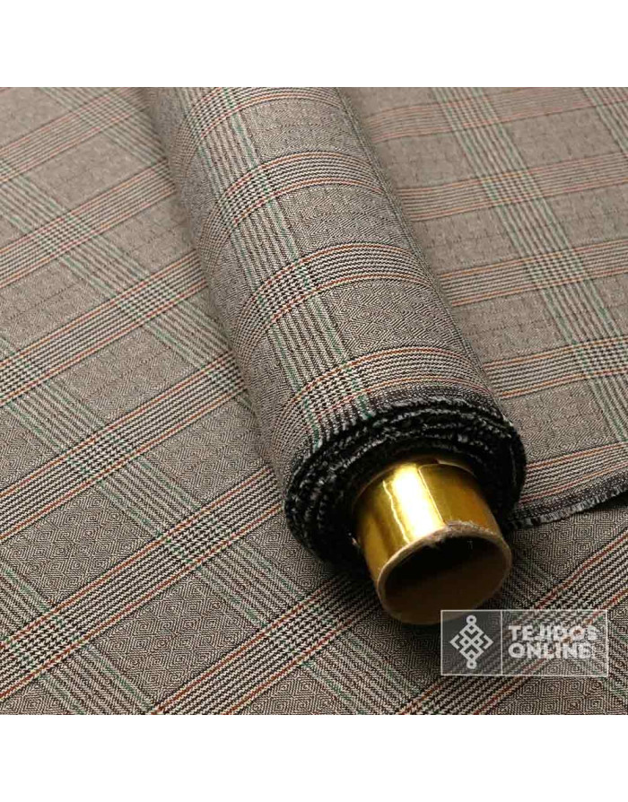 Tela Principe de Gales Rayas Caldera- Venta de Telas - Imagen 4