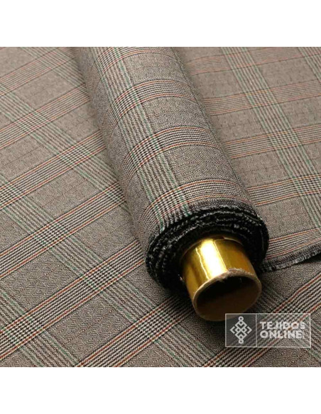 Tela Principe de Gales Rayas Caldera- Venta de Telas - Imagen 4