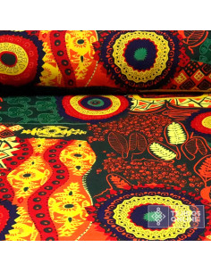 Tela Tribu Fantasía - Tela Estampadas Etnicas - Tejidos