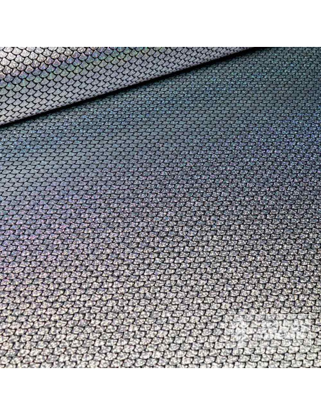 Licra Sirenita Escamas Platas - Ideal Para Disfraces de Carnaval - Imagen 2