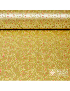 Tela Para Reyes Magos Jacquard Beige Selencial - Telas Cabalgata