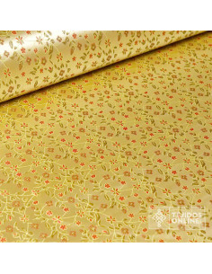 Tela Para Reyes Magos Jacquard Beige Selencial - Telas Cabalgata 2