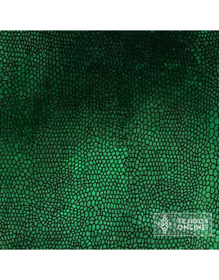 Licra Fantasía Serpinte Verde  - Ideal Para Disfraces de Carnaval - Imagen 2