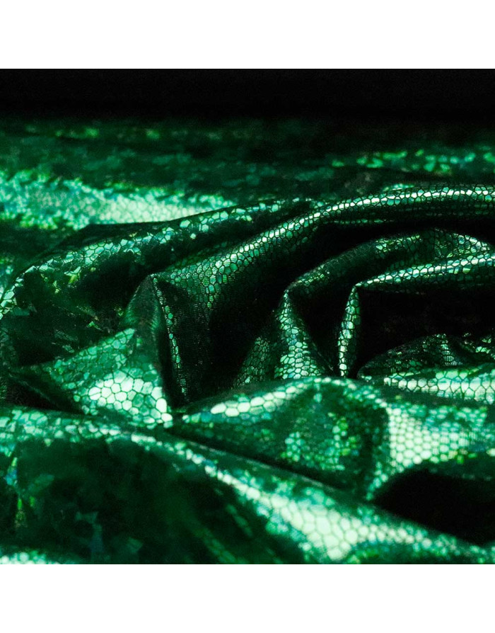 Licra Fantasía Serpinte Verde  - Ideal Para Disfraces de Carnaval - Imagen 5