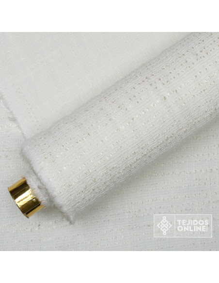 Tela Chanel Blanco Roto Tweed  - Comprar Tela de Chanel - Tela - Imagen 4