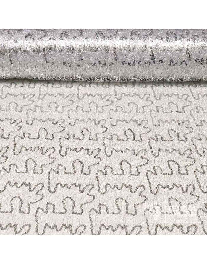 Red Craquelada Fantasía con Lentejuelas | Telas Fantasía - Imagen 1