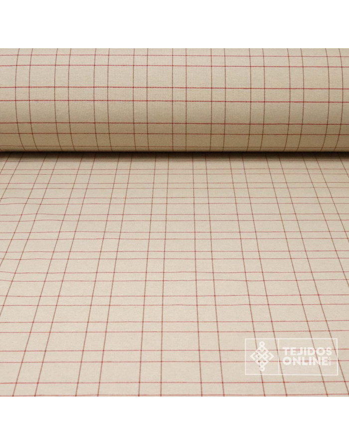 Tela Cuadro Escoces Lino  - Telas de Cuadro