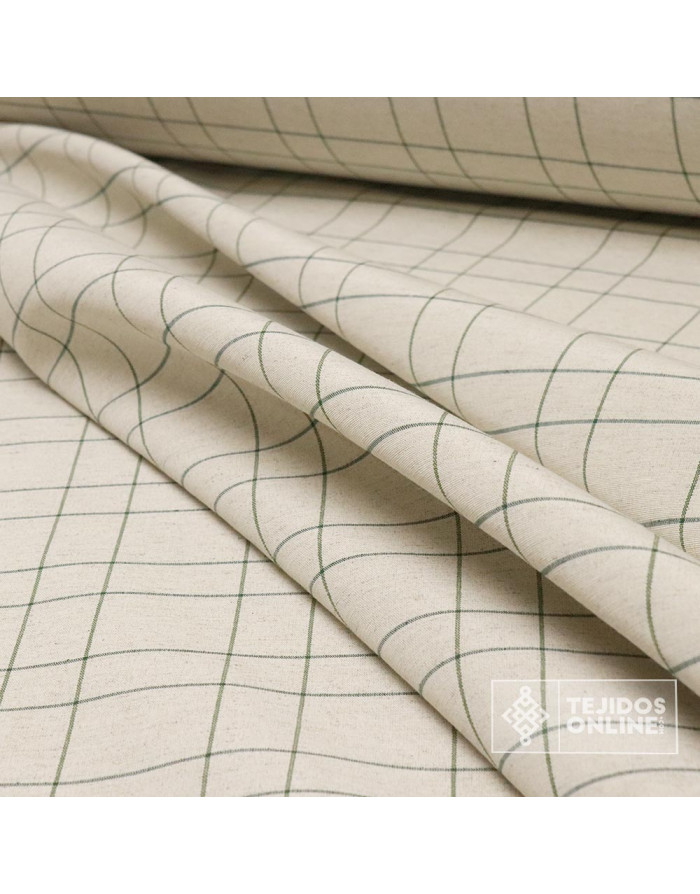 Tela Cuadro Escoces Lino  - Telas de Cuadro