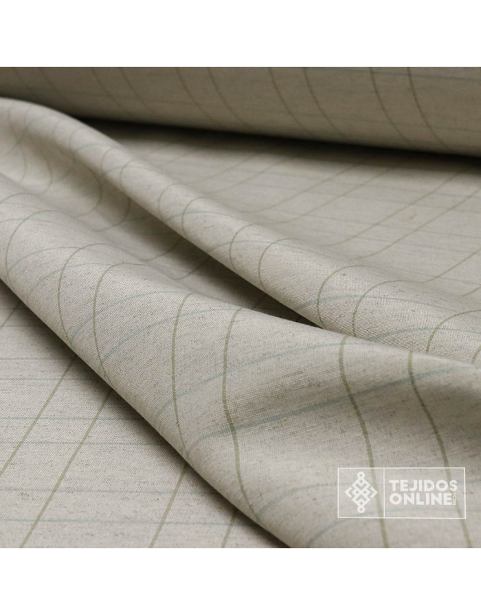 Tela Cuadro Escoces Lino  - Telas de Cuadro