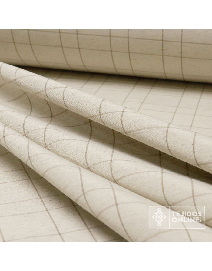 Tela Cuadro Escoces Lino  - Telas de Cuadro