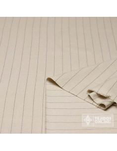 Tela Beige Diplomática Boutique - Venta de Telas de Rayas 2