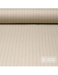 Tela Beige Diplomática Boutique - Venta de Telas de Rayas