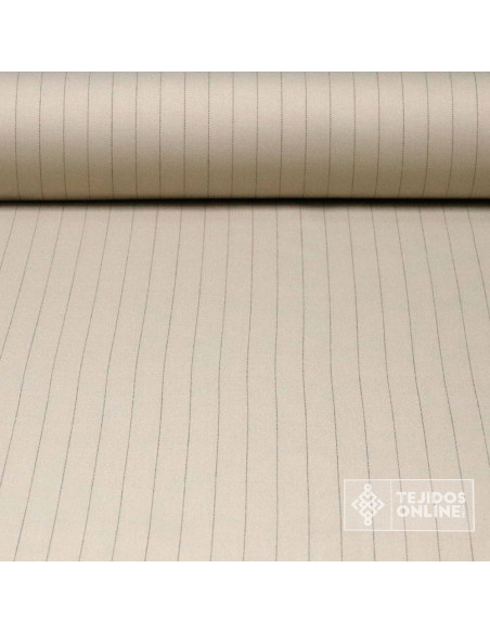 Tela Beige Diplomática Boutique - Venta de Telas de Rayas Tela Beige Diplomática Boutique - Venta de Telas de Rayas