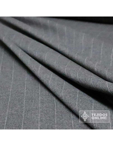 Tela Diplomática Camel y Gris - Telas de Rayas para Vestir Tela Diplomática Camel y Gris - Telas de Rayas para Vestir