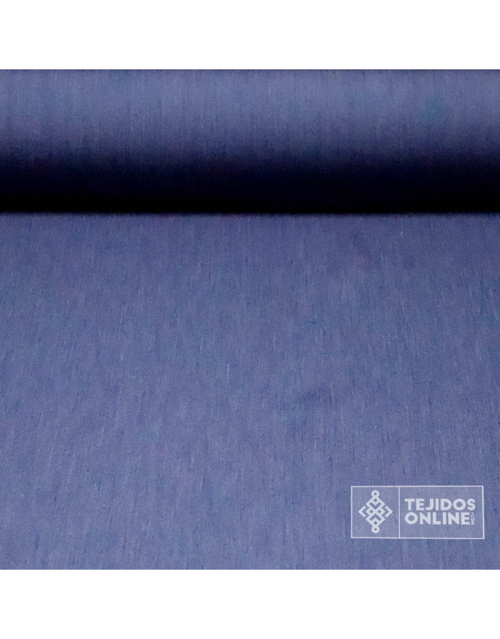 Vaquera Lisa Elástica Clásica - Telas Vaqueras Azul