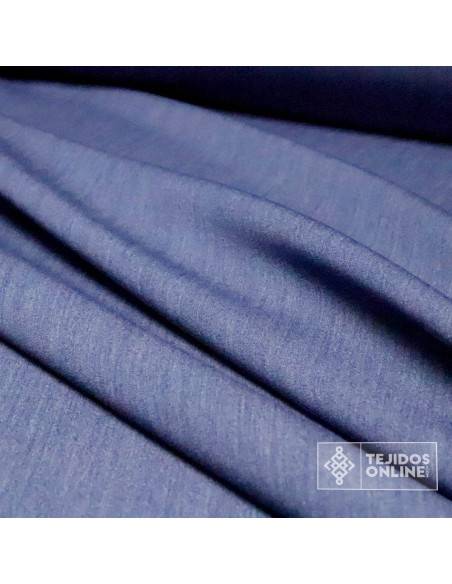 Vaquera Lisa Elástica Clásica - Telas Vaqueras Azul Vaquera Lisa Elástica Clásica - Telas Vaqueras Azul