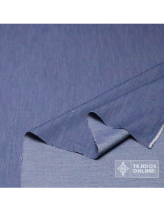 Vaquera Lisa Elástica Clásica - Telas Vaqueras Azul 2