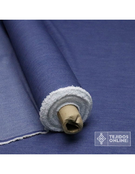 Vaquera Lisa Elástica Clásica - Telas Vaqueras Azul Vaquera Lisa Elástica Clásica - Telas Vaqueras Azul