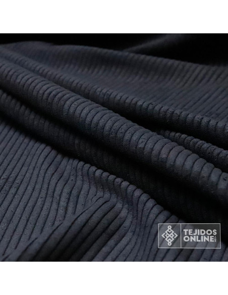 Tela Pana Negra - Telas de Pana - Tienda de Telas