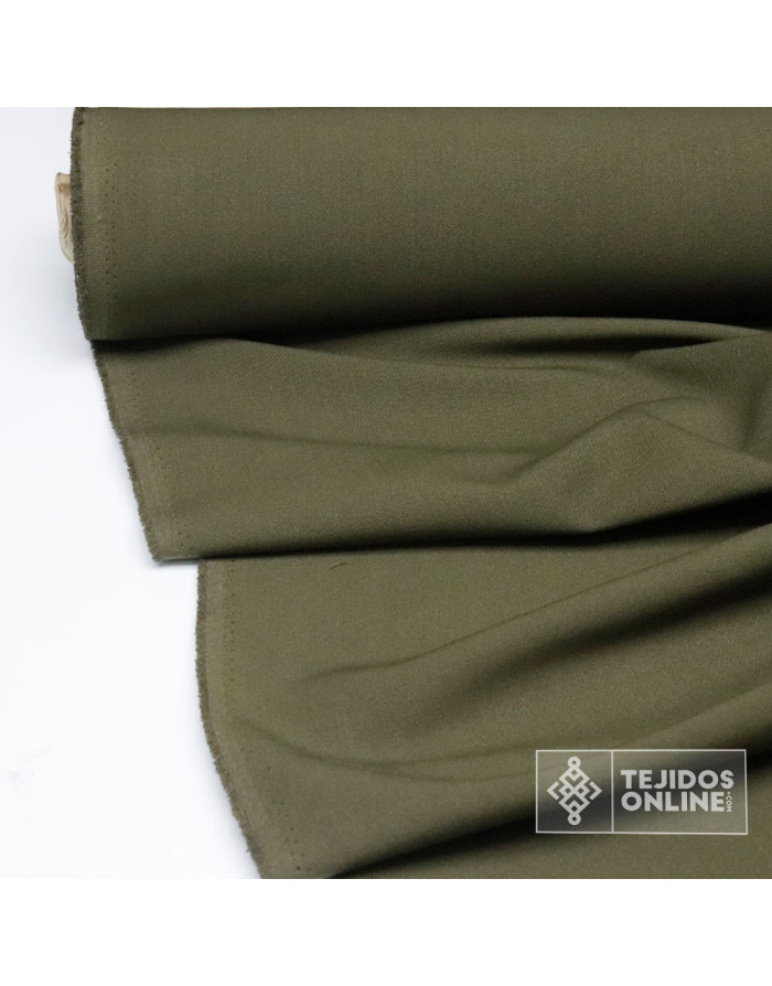 Tela Lisa Asargada con Lycra - Tela Doble de Ancha