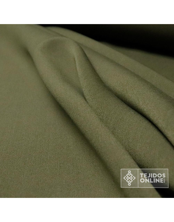 Tela Lisa Asargada con Lycra - Tela Doble de Ancha