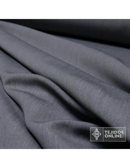 Tela Lisa Asargada con Lycra - Tela Doble de Ancha