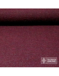 Tela Punto Lana Imitación Chanel | Colores Tierra, Negro y Burdeos