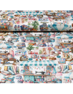 Tela Motivos de Costura  | Maestros de la Costura - 100% Algodón