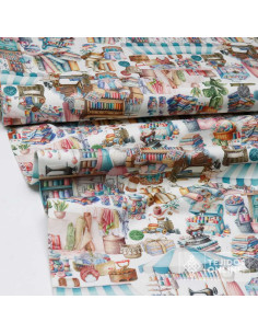 Tela Motivos de Costura  | Maestros de la Costura - 100% Algodón 2