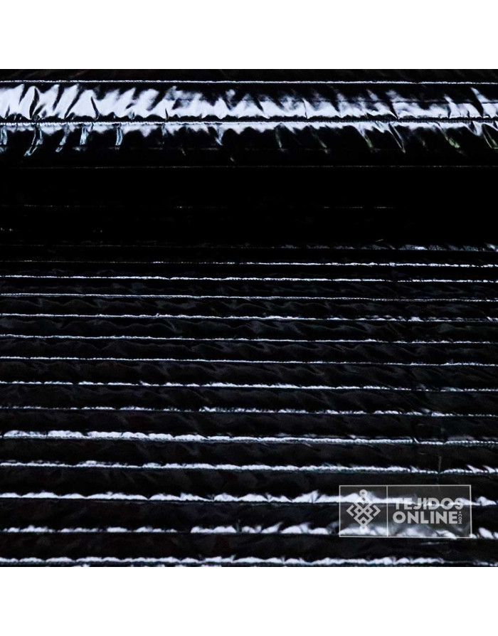 Tela Acolchado Negra | Telas para Abrigos de Moda - Imagen 1