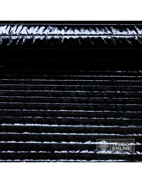Tela Acolchado Negra | Telas para Abrigos de Moda - Imagen 1